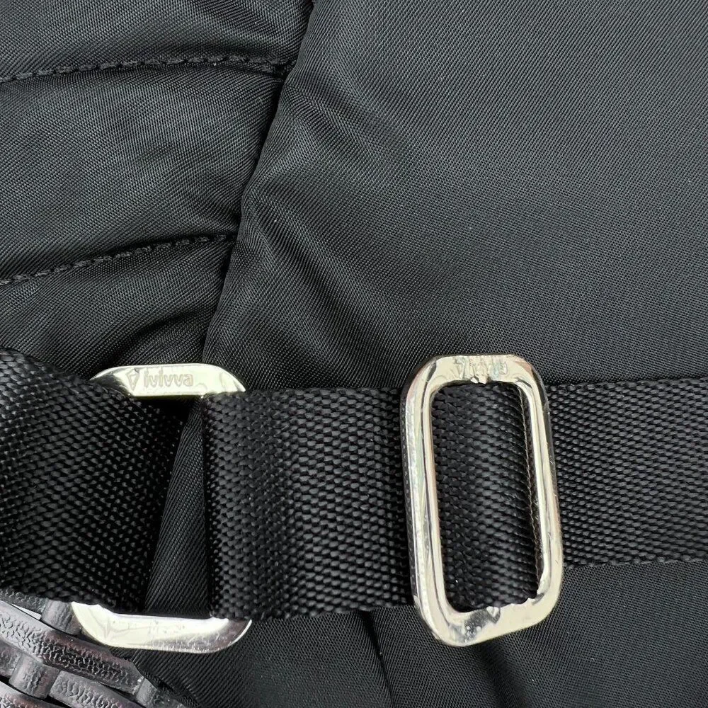 Ivivva by Lululemon Black Bringing it Quilted Backpack